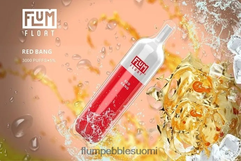 FLUM FLOAT 3000 hengitystä punainen bang RZ0BL67 | FLUM PEBBLE VAPE FLAVORS