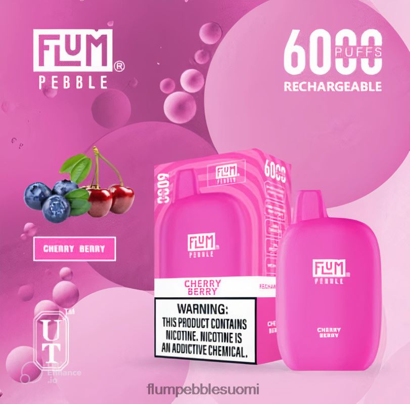 FLUM PEBBLES 6000 suihketta kirsikka marja RZ0BL20 | FLUM PEBBLE VAPE WHOLESALE