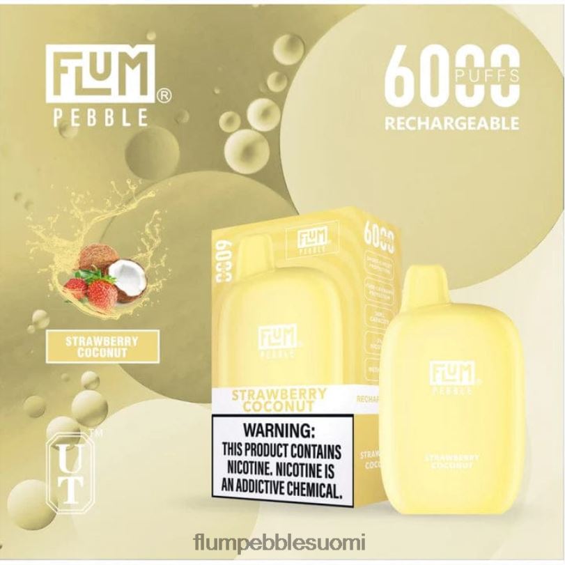 FLUM PEBBLES 6000 suihketta mansikka kookos RZ0BL72 | FLUM PEBBLE HELSINKI