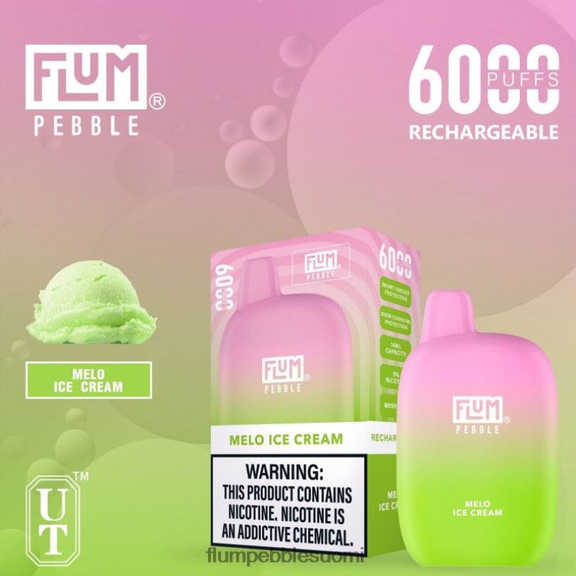 FLUM PEBBLES 6000 suihketta melo jäätelöä RZ0BL55 | FLUM PEBBLE VAPE PRICE