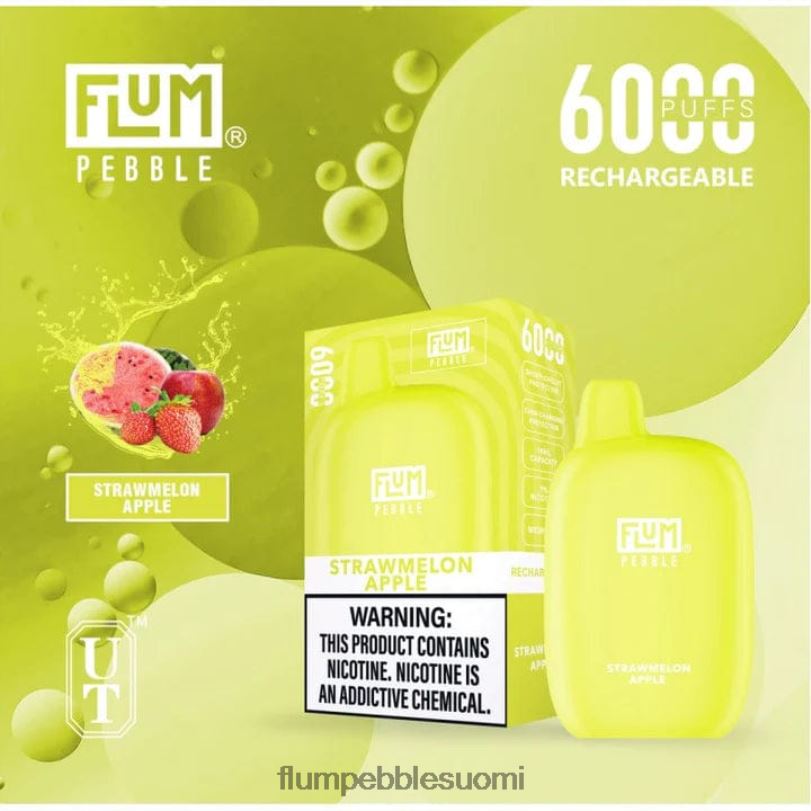 FLUM PEBBLES 6000 suihketta olkimeloni omena RZ0BL78 | FLUM PEBBLE VAPE REVIEW